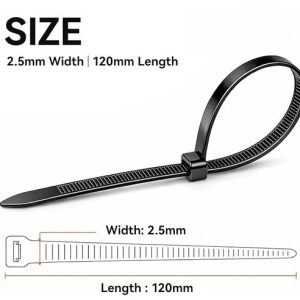Zip ties suitable for the Breezy Grazer grazing muzzle